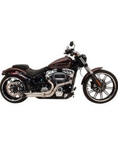 SuperTrapp 135-71670 Brushed Stainless Bootlegger 2-In-1 Exhaust 2018 Softail M8