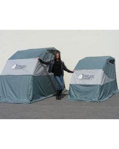 SpeedWay Gray Touring Harley / Metric Motorcycle All Weather Retractable Shelter 