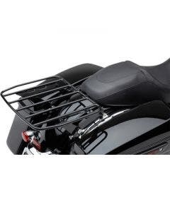 Cobra USA 602-2801B Big Ass Detachable Flat Luggage Rack Black Harley FLH 97-06