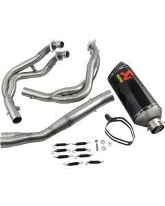 Akrapovic S-K6R11-RC Racing Line Exhaust System Steel Carbon Fiber 09-19 Zx6R Zx636