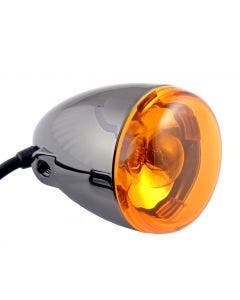 Chris Products 8500A-BN Black Nickel Amber Bullet Style Turn Signal Assembly 