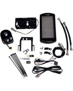 UltraCool ST-1G Black Oil Cooler Kit 01-17 Harley-Davidson Softail FLST & FXST