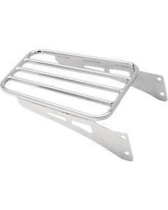 Cobra 02-3500 Chrome Rear Luggage Rack for Cobra Sissy Bar Metric Cruiser