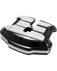 Performance Machine Platinum Cut Scallop Rocker Box Cover Harley FL M8 17-Up