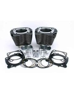 Zipper’s Big Bore Cyl Kit Domed Pistons +12cc 107 to 117 Harley Milwaukee 8 17-Up