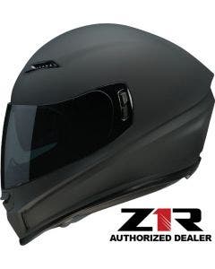 Z1R Jackal Smoke Full Face Helmet Flat Black DOT ECE XS-3XL