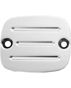 Accutronix C122-MC Chrome Master Cylinder Cover w Milled Lines Harley 96-08