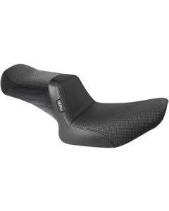 Le Pera L-588BW Tailwhip 2-Up Seat Double Diamond Black Harley Sportster XL 10-19