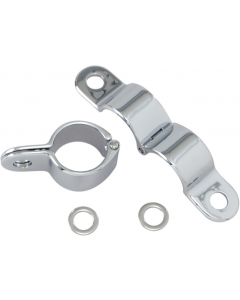 Kuryakyn 1001 Chrome 1-1/2" Magnum Quick Clamps Pair Harley & Metric