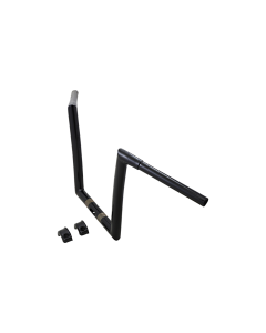 Todd's Cycle 12" Rise Black 1-1/4" Handlebars for Harley Road Glide FLTR 15-23