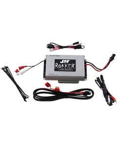 J&M ROKKER 400W 2 Channel Amplifier Kit Harley Infotainment Road Glide 15-20