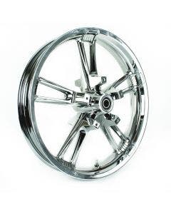 Enforcer Style "ReInforcer" Chrome Front 21" Wheel Harley 08-22 Touring Bagger