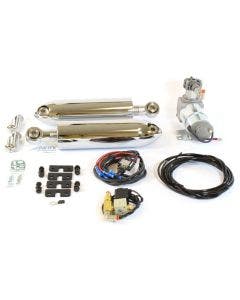 AirFX BK-HD-DN17-CR-1 Chrome Rear Air Ride Suspension Kit 05-17 Harley Dyna