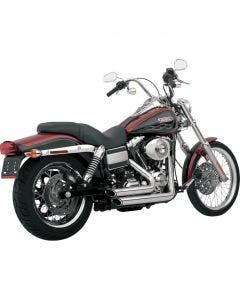 Vance & Hines Chrome Short Shots Staggered for '06-'11 Harley Dyna | 17217