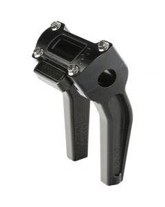 Thrashin Supply Black 6.5" w/ Gauge Cutout Handlebar Pullback Riser TSC-6500-1