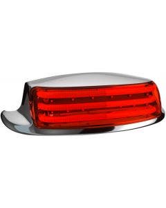 Custom Dynamics ProBeam Chrome Red LED Rear Fender Taillight 09-19 FLHT 59672-09