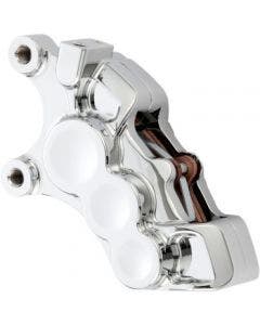 Arlen Ness 02-214 Chrome 6-Piston Caliper 11.8" Disc Front Left Harley Custom