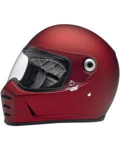 Biltwell Lane Splitter Full Face Flat Red Motorcycle Helmet XS-2XL