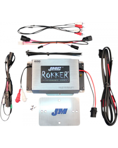 J&M JMC ROKKER 200 W 2-Channel Amplifier Kit Harley Road Glide 15-Up