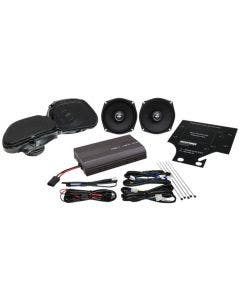 Hogtunes 200w Amp & Speaker Kit REV450RGUKIT-AA Harley Road Glide Ultra 11-13