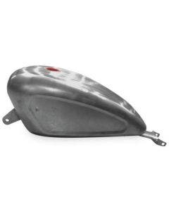 3.3 Gallon EFI Raw Gas Tank Smooth Pleated Indented Harley Sportster XL 07-20