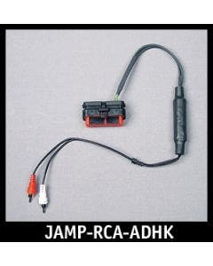 J&M Isolated RCA Input Amp Harness For Rear-Output Harley HK Radio