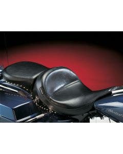 Le Pera L-657 Monterey Black Smooth 2-Up Seat Harley Touring FLH 91-96