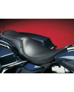 Le Pera L-847 Silhouette Smooth 2-Up Seat Harley Touring Electra Road Glide 91-96