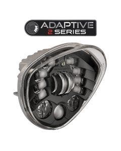 JW Speaker 0555151 Black 7" Adaptive 2 LED Headlights 8695A2 Victory Diamond