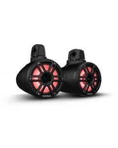 Rockford Fosgate Black M2 8” Color Optix 2-Way Horn Wake Tower Speakers