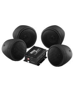 Boss Audio Systems Bluetooth Max Power 3" Speakers 1000w Amplifier MCBK470B 