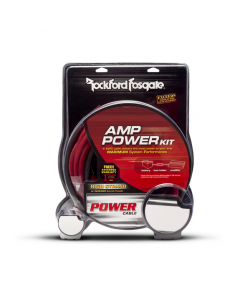 Rockford Fosgate 4 AWG Complete Dual Amp Installation Kit RFK4D