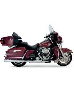 SuperTrapp 140-65226 Chrome Stout CVO 4" Slip On Mufflers Pair 17-19 Harley FL