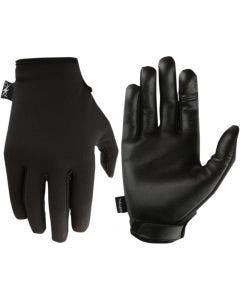 Thrashin Supply Company Black Stealth Cold Weather Leather Motorcycle Gloves