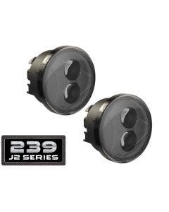 JW Speaker 0346503 Smoked Lens 239 J2 Series LED Turn Signal Kit 07-18 Jeep JK