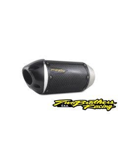 Two Brothers 005-4070105-S1 Carbon S1R Full System 13-19 Yamaha FZ07