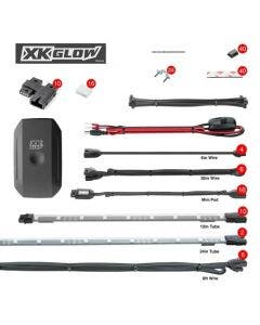 XK Chrome XK-UTV-STA Standard App Control LED Accent Light Kit Off Road UTV ATV