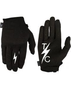 Thrashin Supply Company Black/Black Stealth V2 Motorcycle Gloves