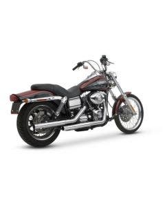 Vance & Hines Chrome Straightshots Slip Ons Mufflers 91-16 Harley Dyna | 16823