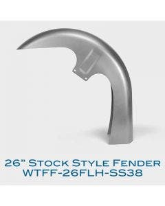 Hawg Halter 26" FLH Stock Style Steel Front Fender for Harley FLH/FLT 87-19