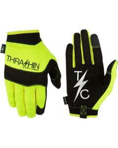 Thrashin Supply Company Yellow Covert V2 Motorcycle Gloves